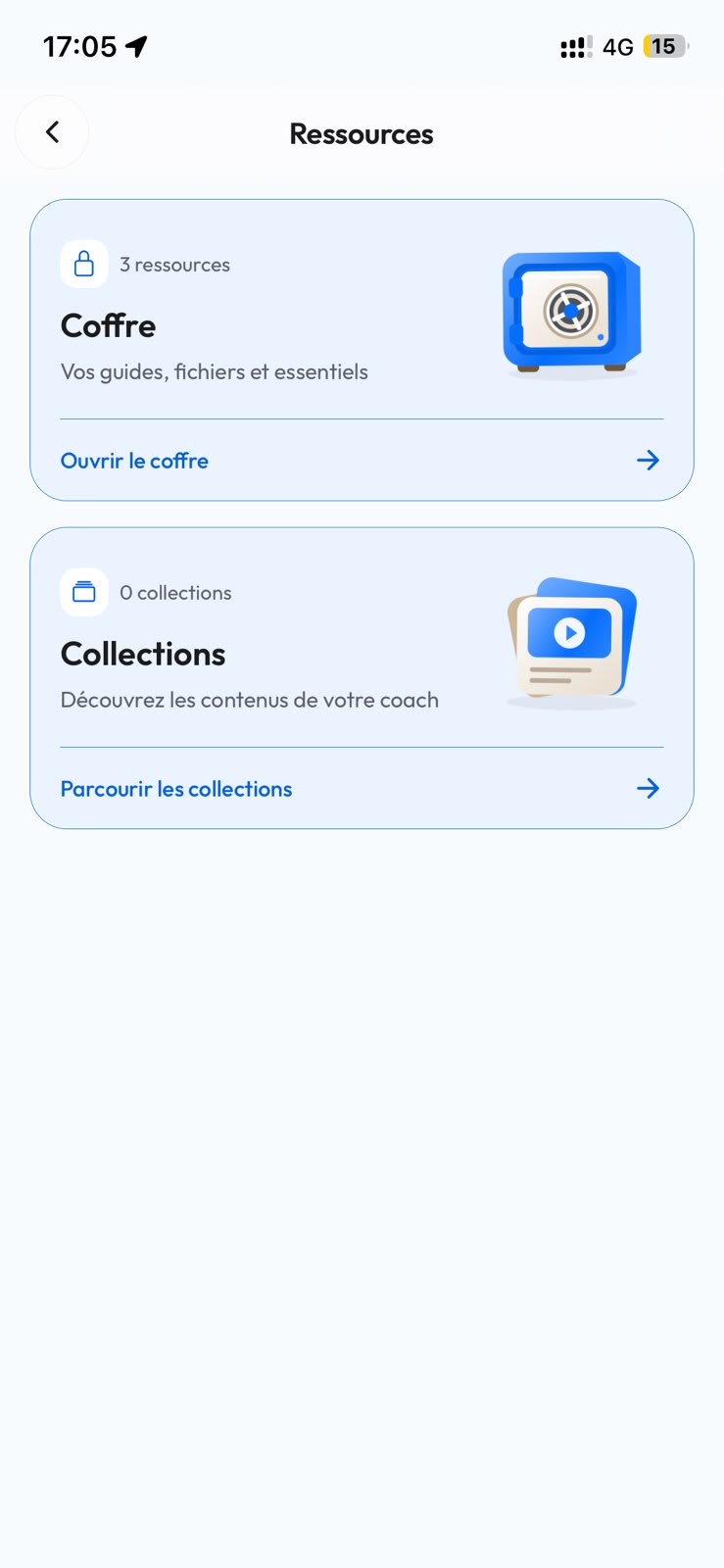 FitnScale mobile app: Resources overview